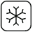 Black Cooling icon with padding