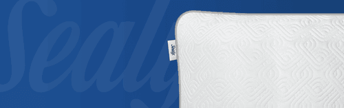 the close up cover on the sealy adjustable pillow
