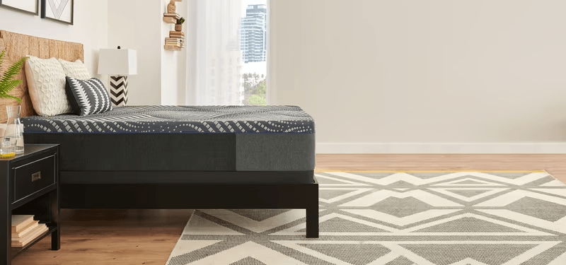 Sealy Mattress on a Stable Support Foundation