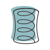 Cocoon coil icon